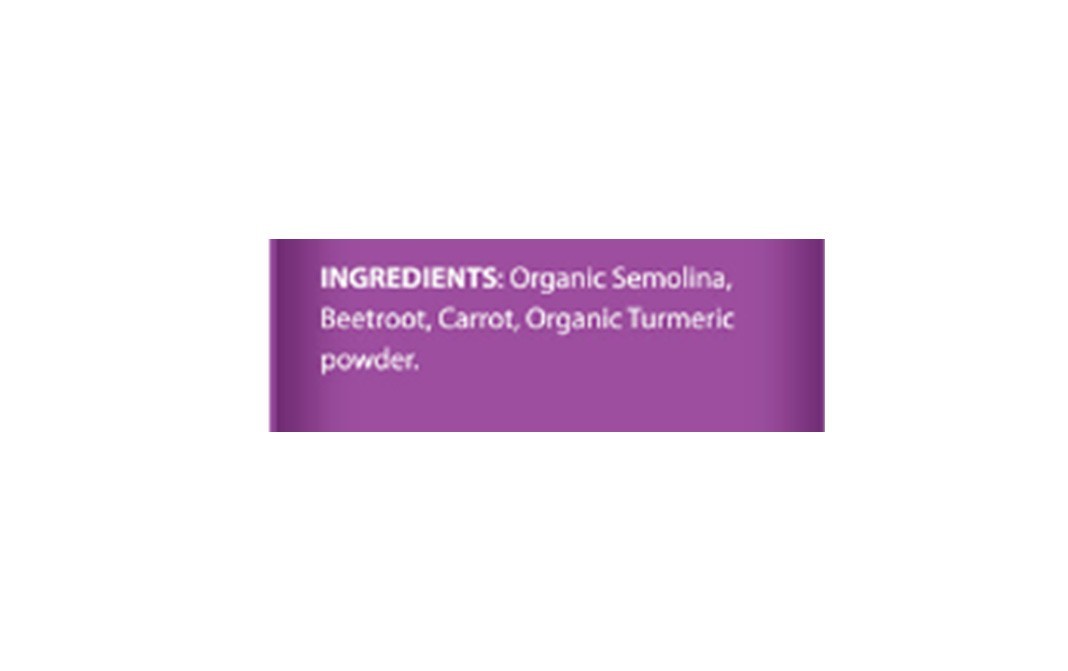 Mimmo Organics Veggie Elbows, Beetroot Carrot Pasta    Box  250 grams